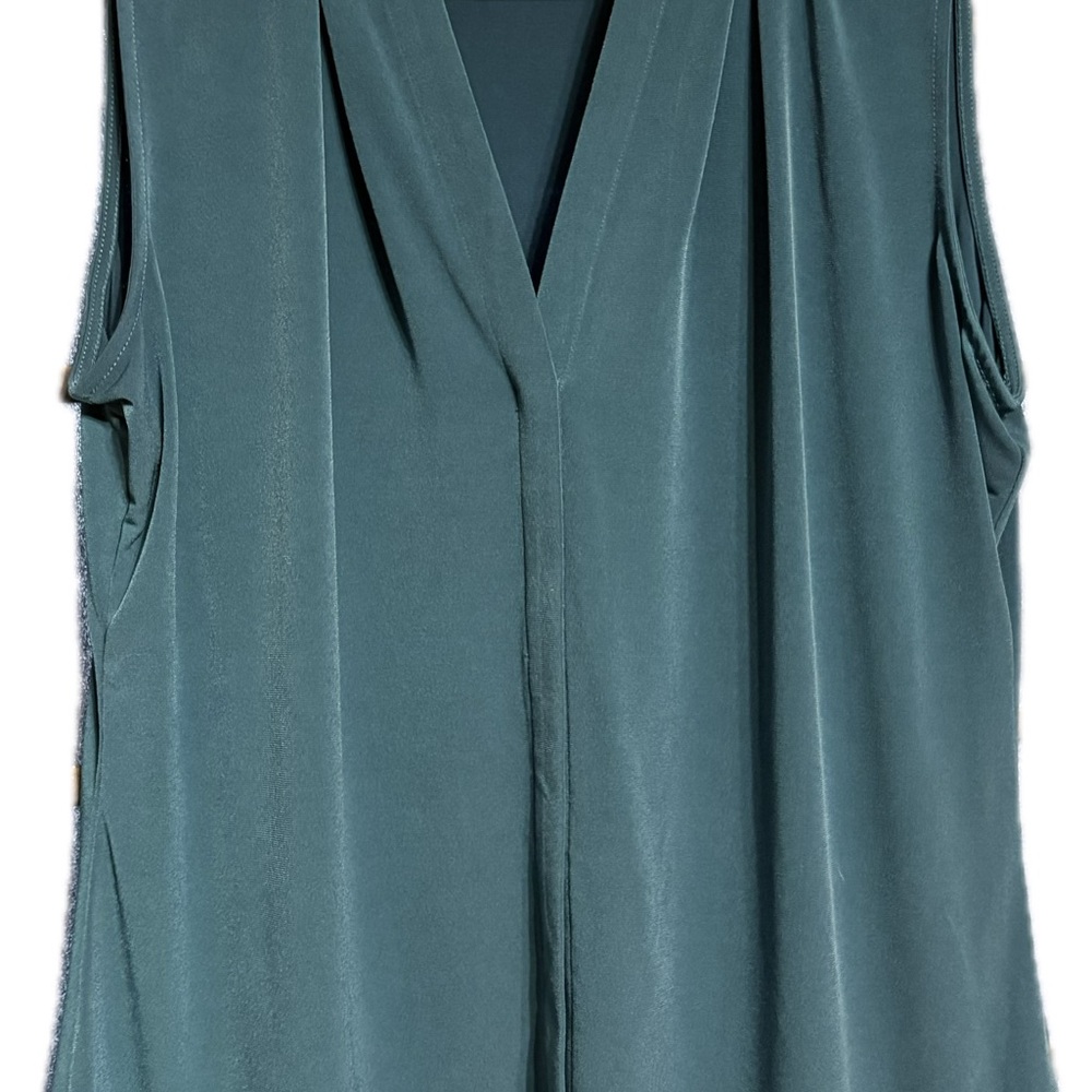 Calvin Klein Sleeveless Teal Blouse